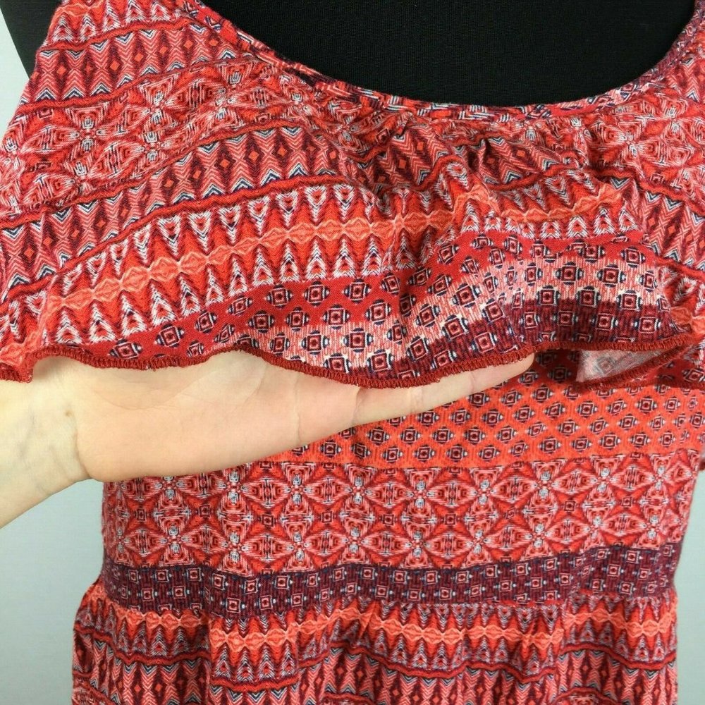 Hollister Jrs S Boho Cold Shoulder Short Dress - Picture 6 of 8